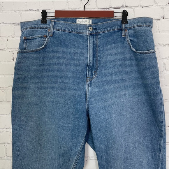 Abercrombie & Fitch The Ankle Straight Curve Love Size 35/20 - Picture 5 of 9